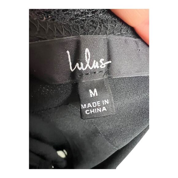 Lulus Lace Trimmed Tank Camisole Coquette Cottagecore Shirt Girly Romantic M - Picture 7 of 8